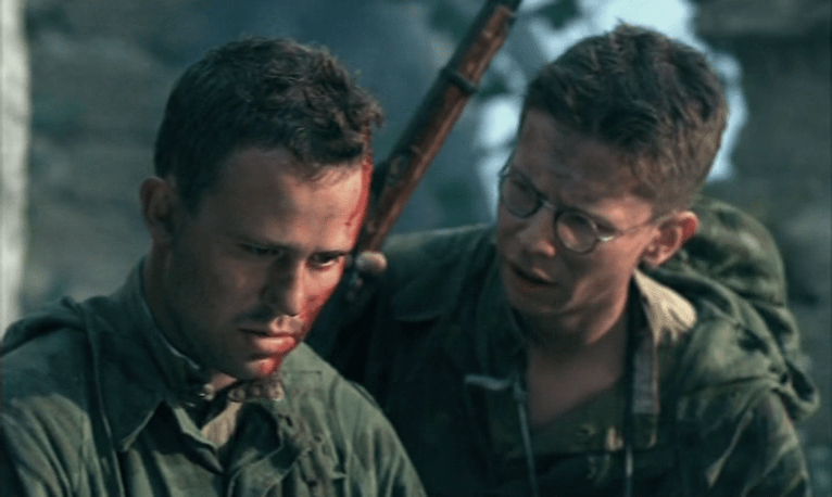 под ливнем пуль